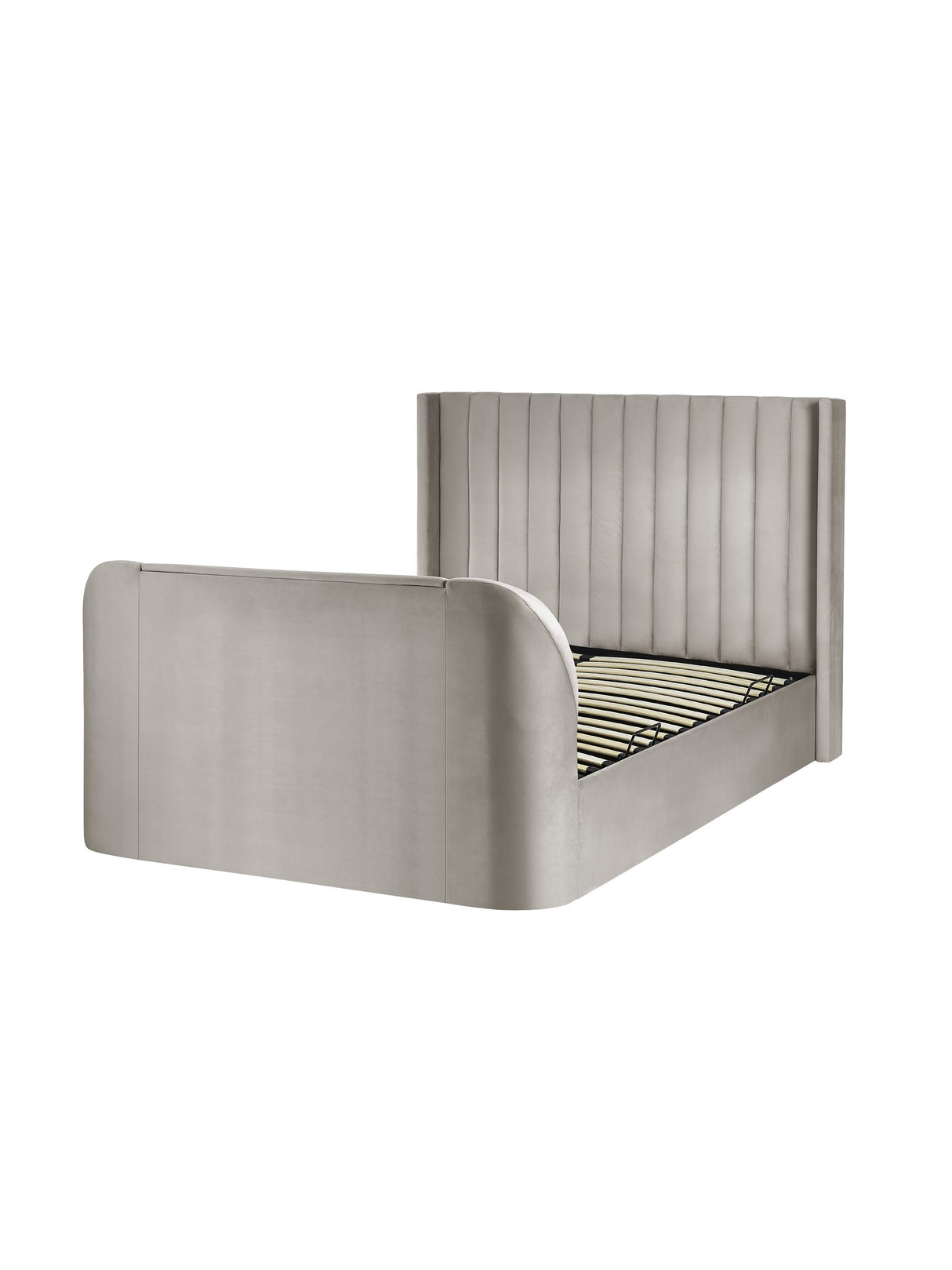 Clara Upholstered TV Ottoman Storage Bed