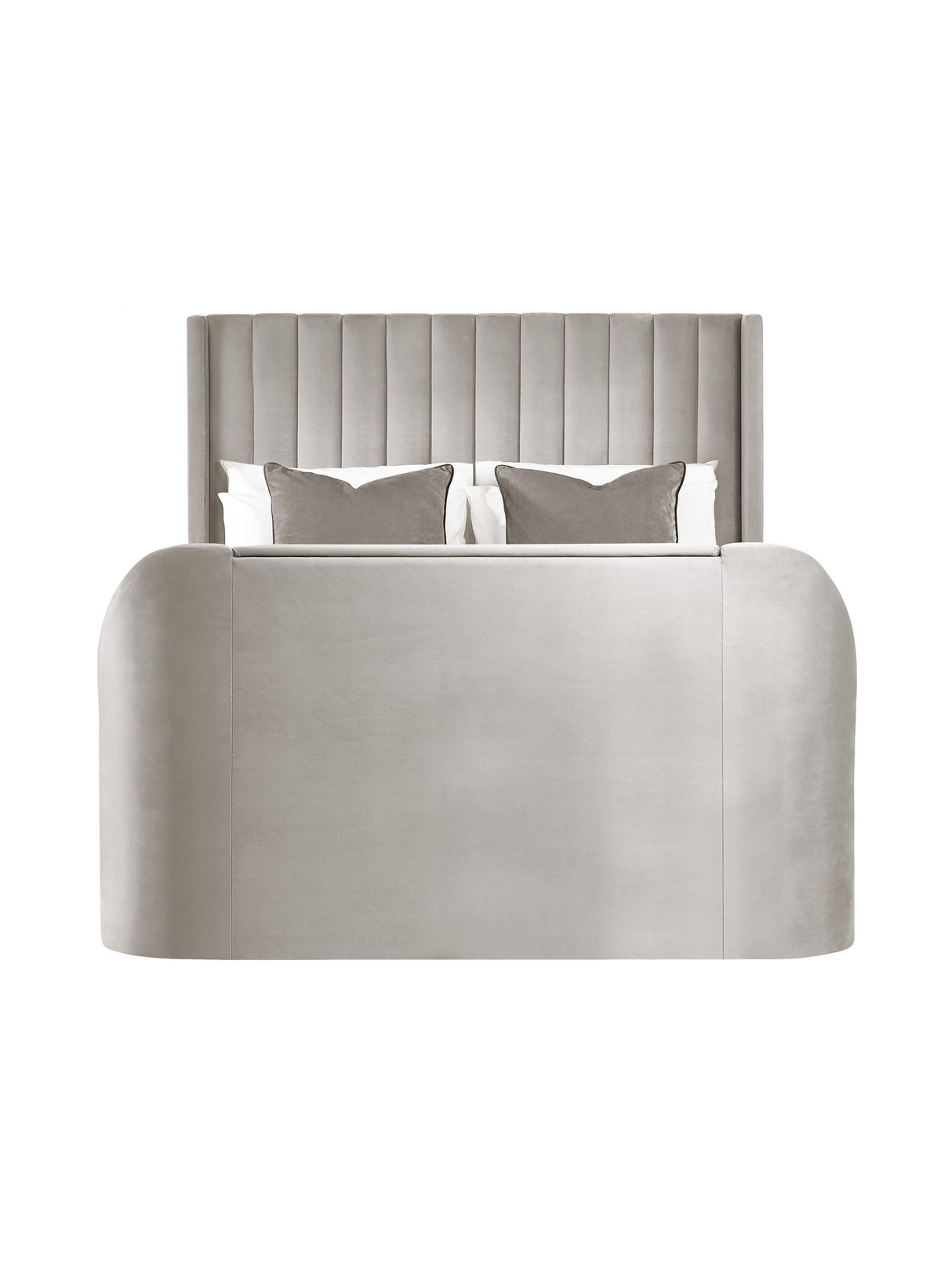 Clara Upholstered TV Ottoman Storage Bed