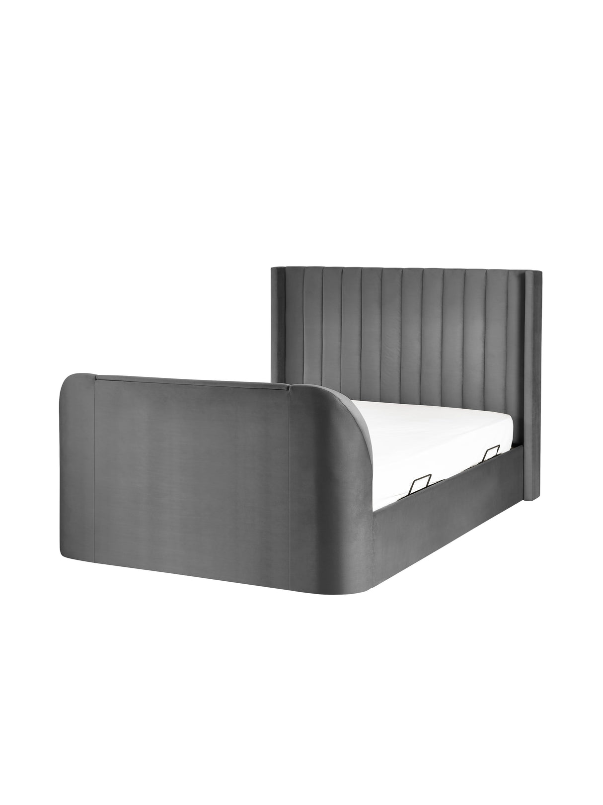 Clara Upholstered TV Ottoman Storage Bed