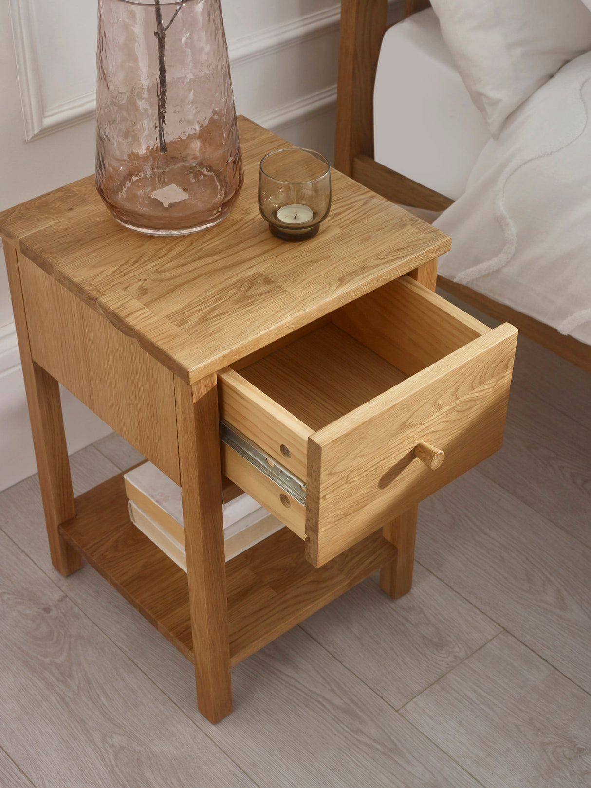 Coxmoor 1 Drawer Bedside Table