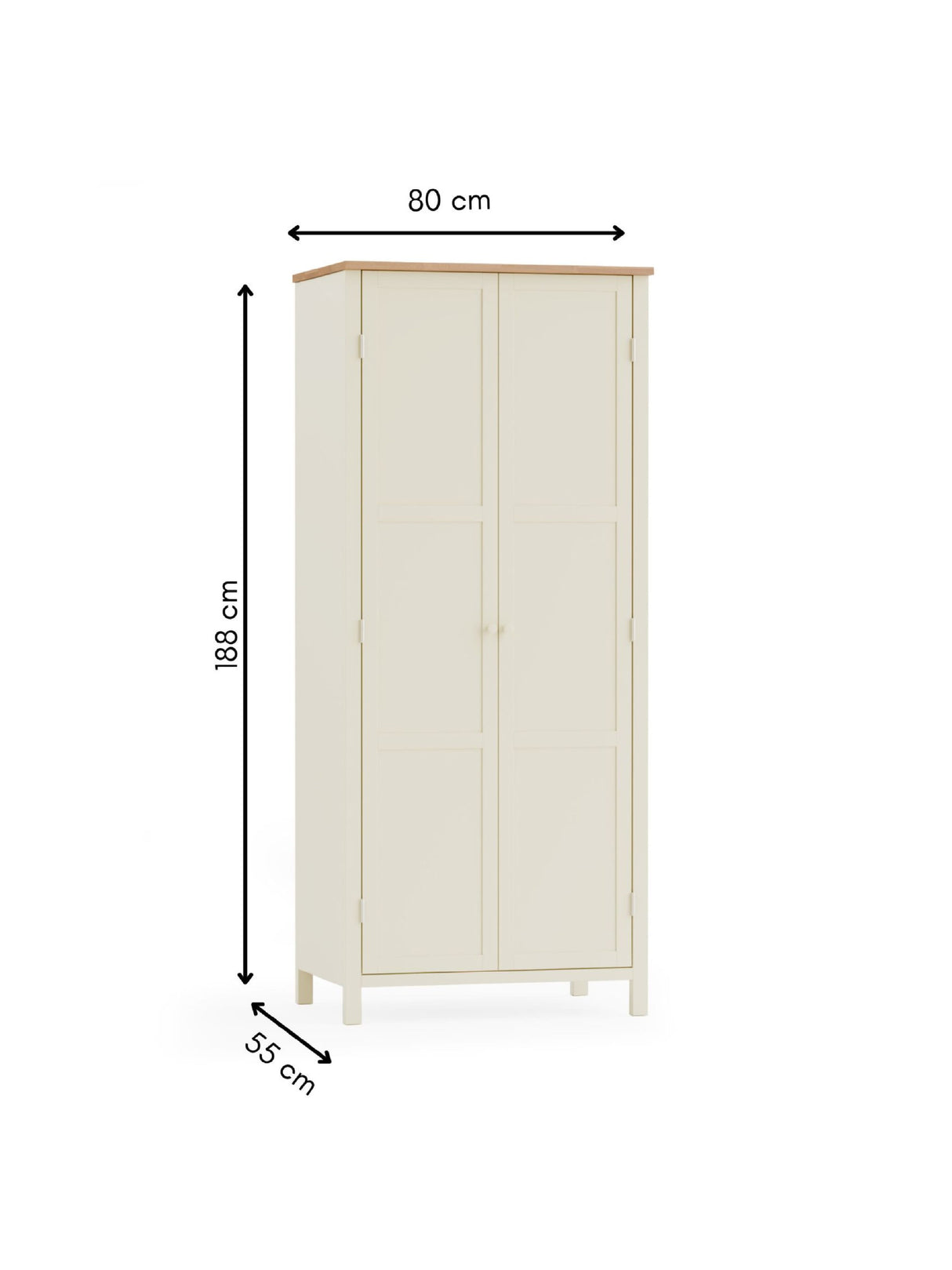 Coxmoor 2 Door Wardrobe with Shelf