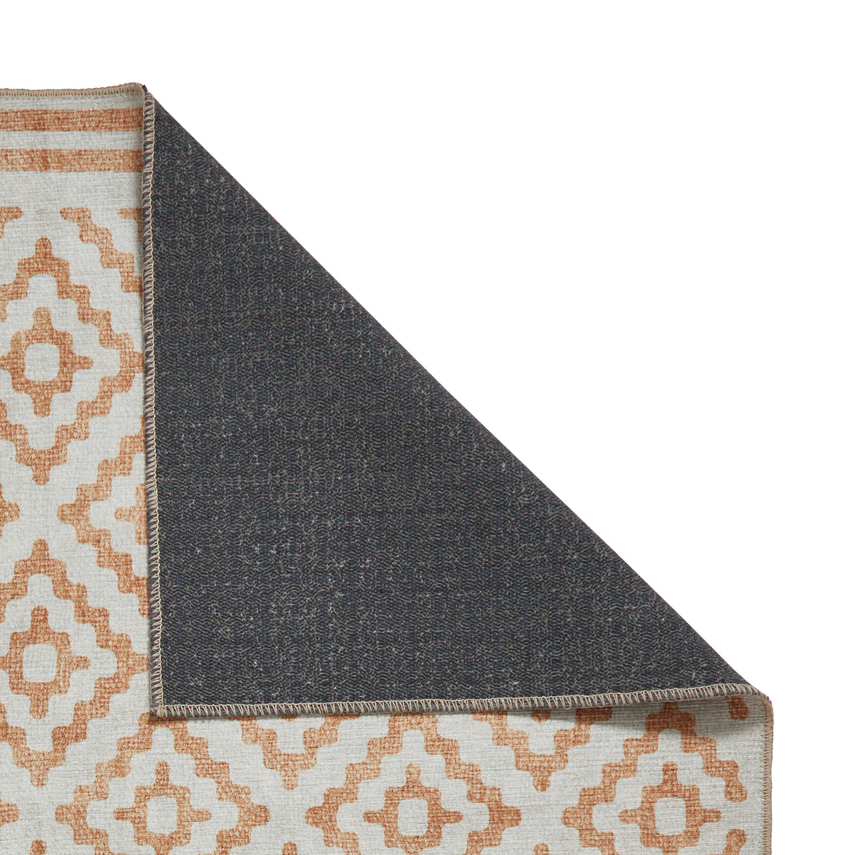 Coral H1058 Yellow Modern Washable Rug