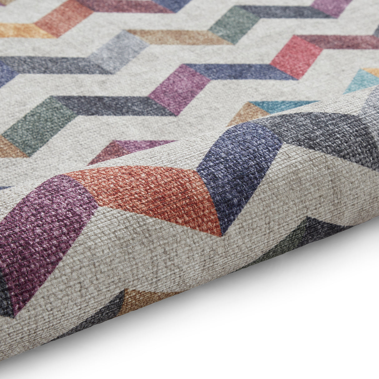 Coral H1059 Multi Modern Washable Rug