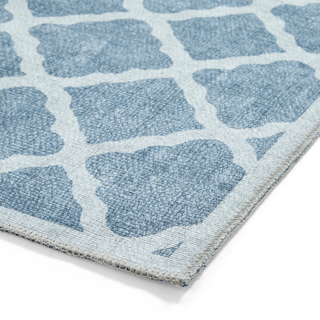 Coral H1063 Grey Modern Washable Rug