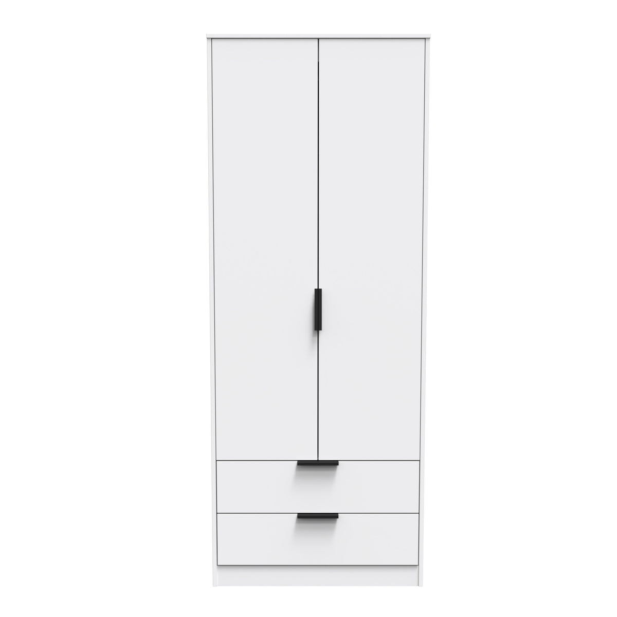 Diego Tall 2 Drawer Wardrobe