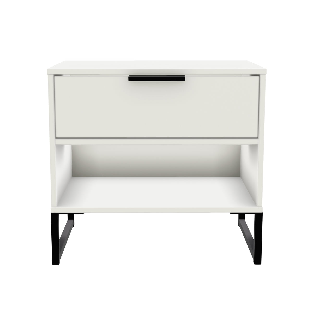 Diego Double 1 Drawer Bedside Cabinet