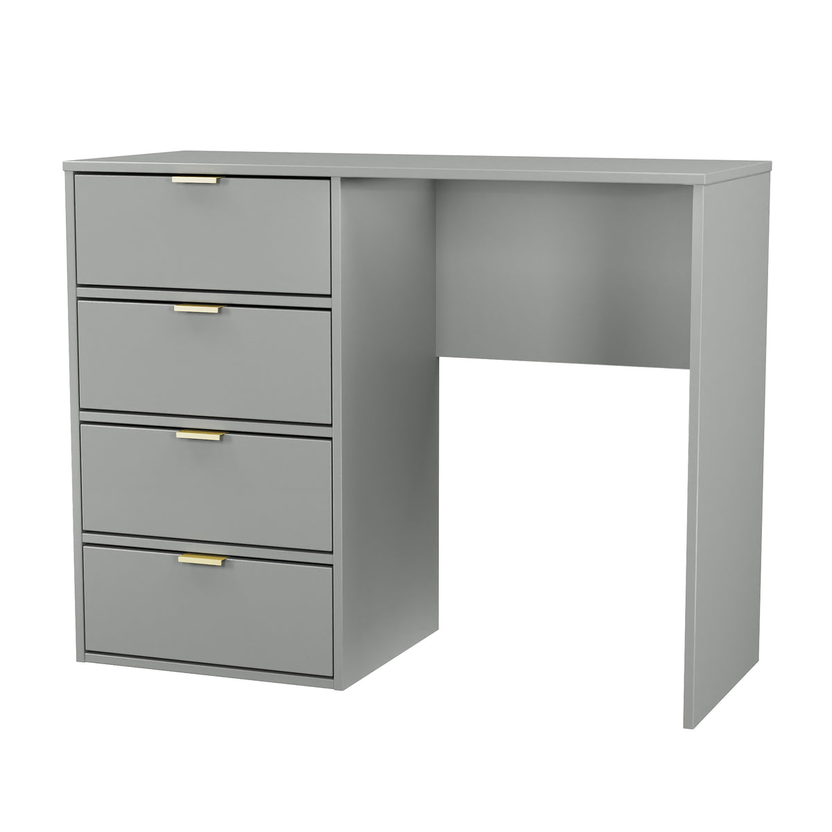 Diego (Gold Sleigh Legs) 4 Drawer Vanity