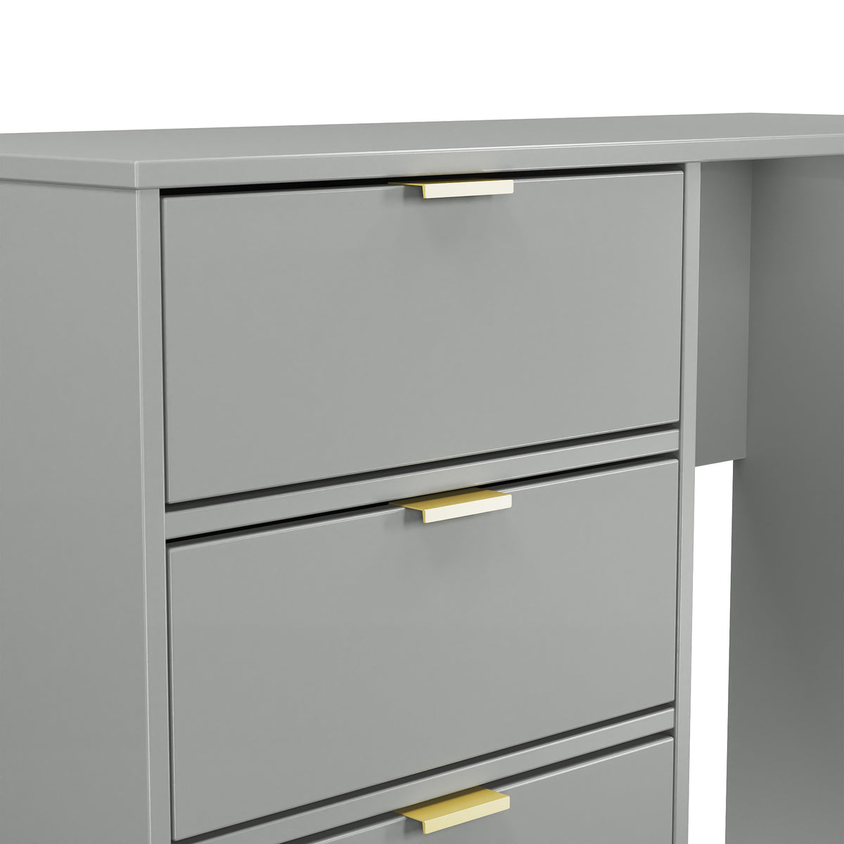 Diego (Gold Sleigh Legs) 4 Drawer Vanity