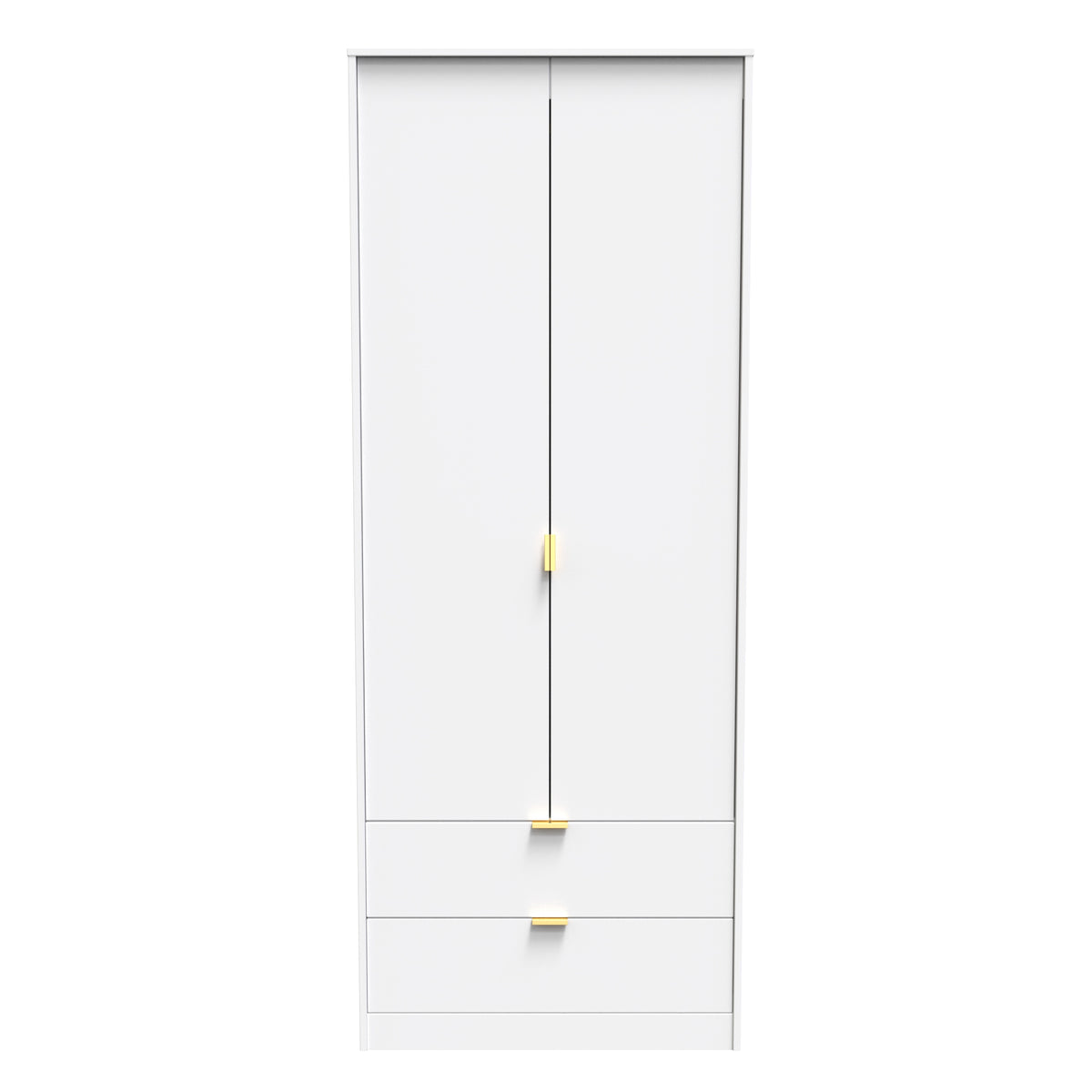 Diego Tall 2 Drawer Wardrobe