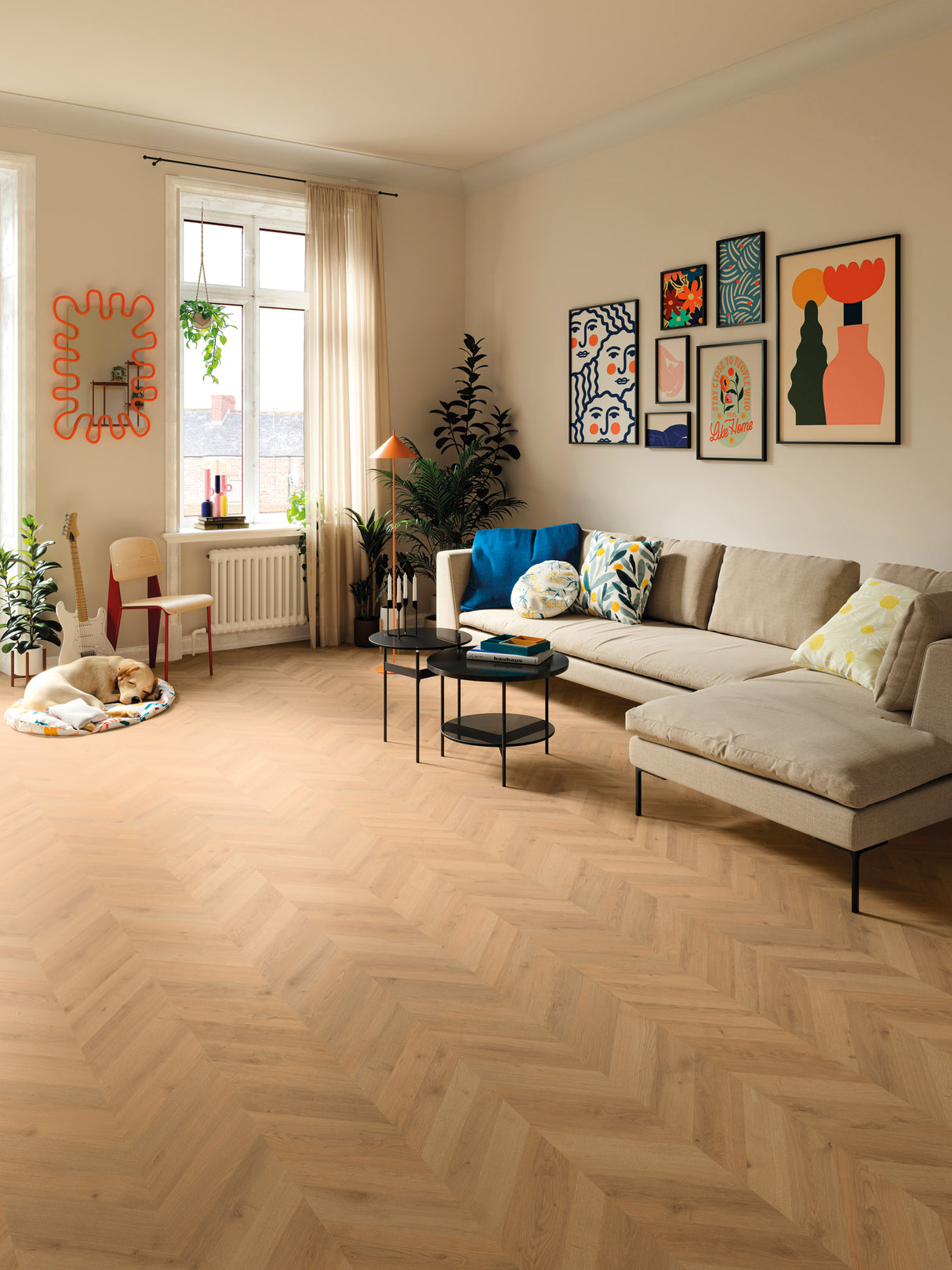 Durable Supreme Espiga Dijon Chevron Vintage