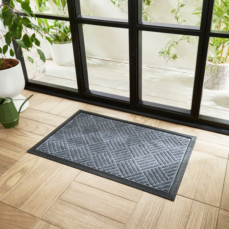 Doormat Graphite Utility Rug