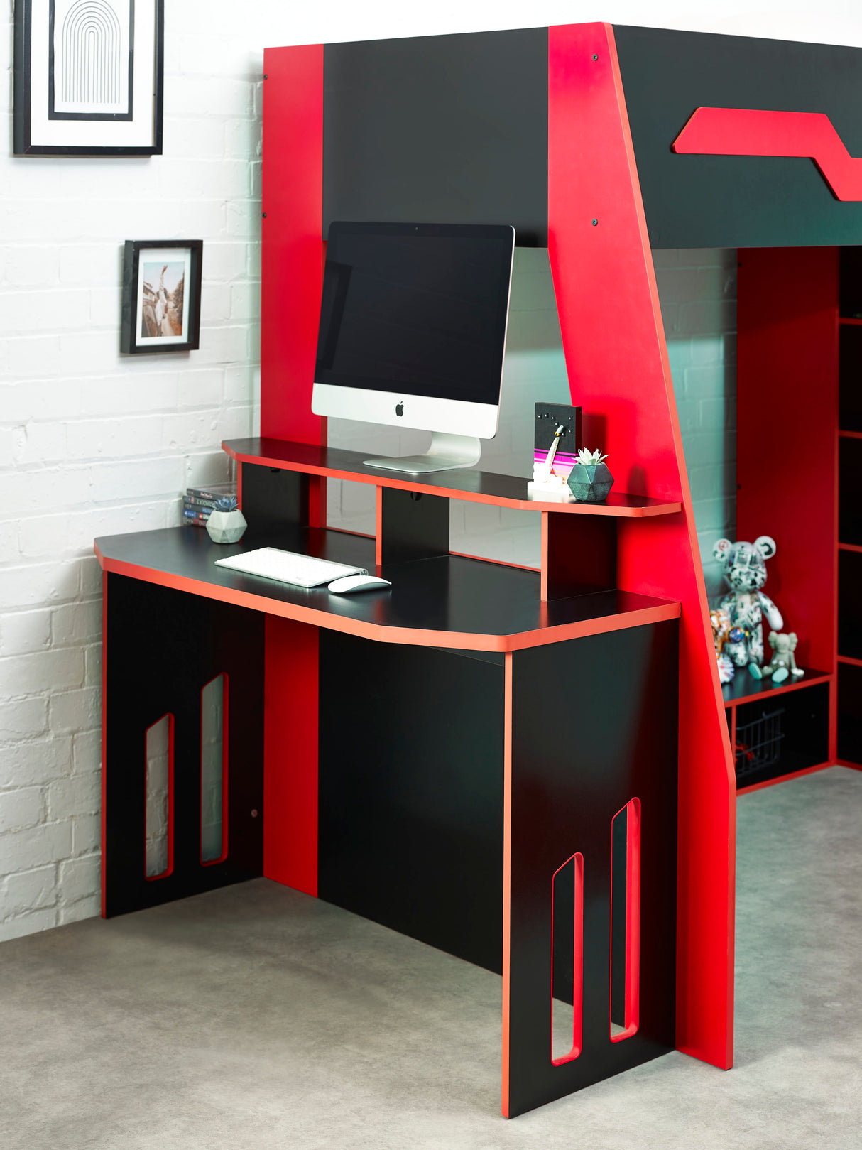 Eagle Gaming High Sleeper Bed with Desk