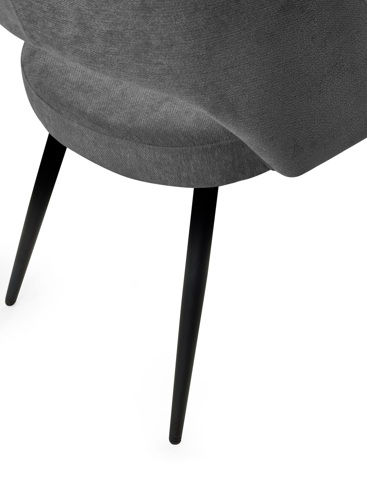 Ella Curved Back Upholstered Dining Chair (Set of 2)