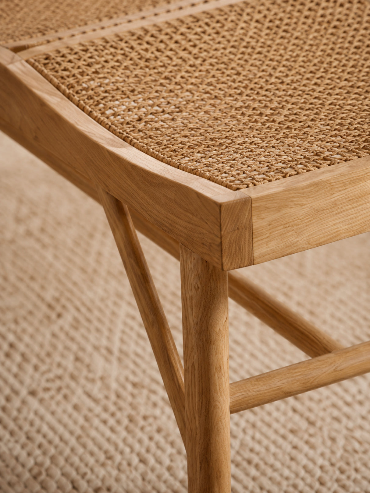 Elodie Rattan Bench