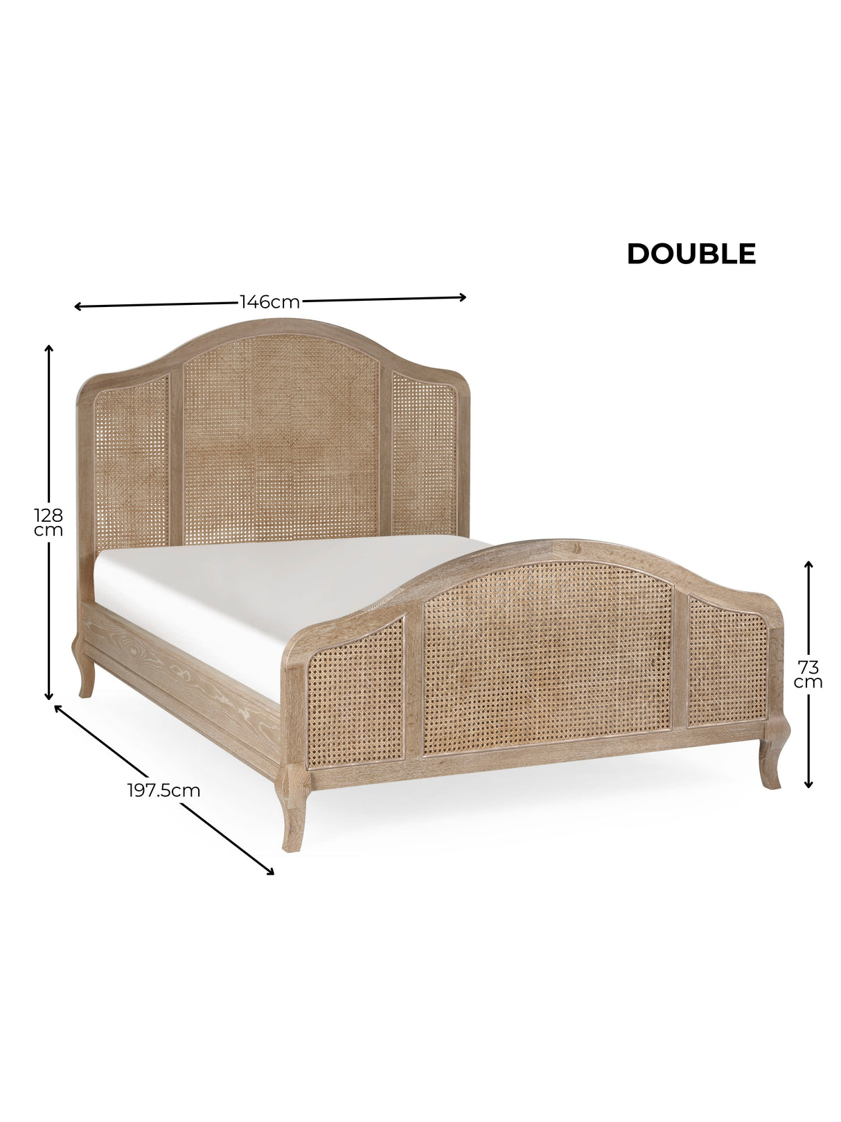 Fleur Rattan Bed