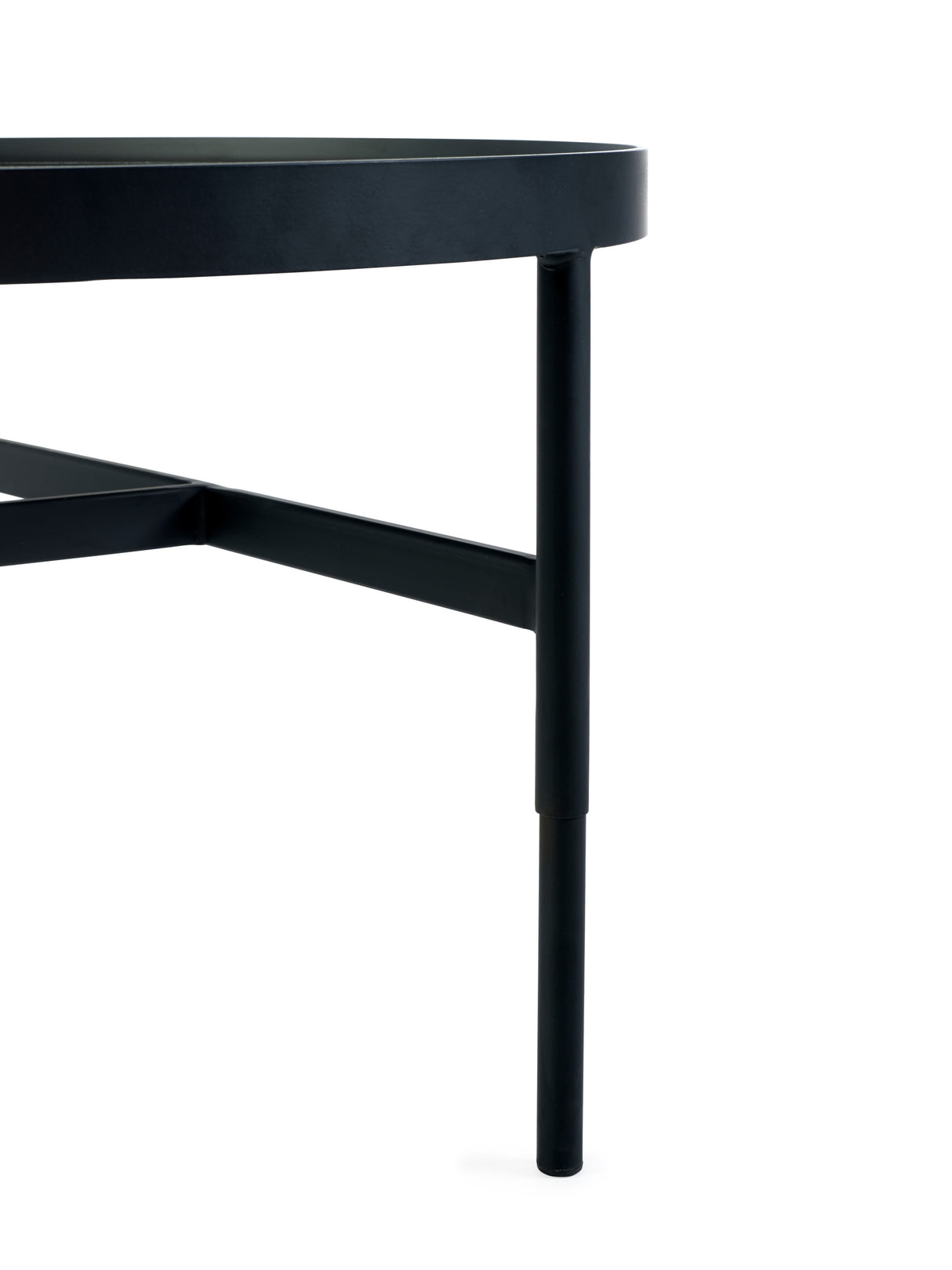 Franki Round Glass Top Coffee Table