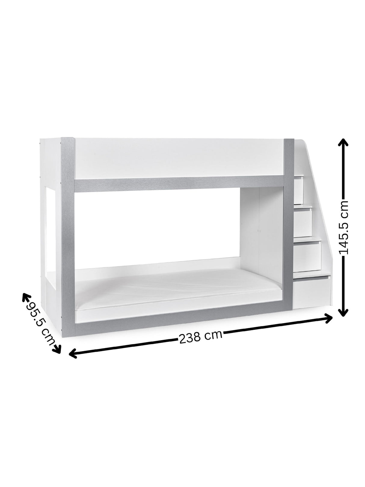 Gaia Bunk Bed with Stairs
