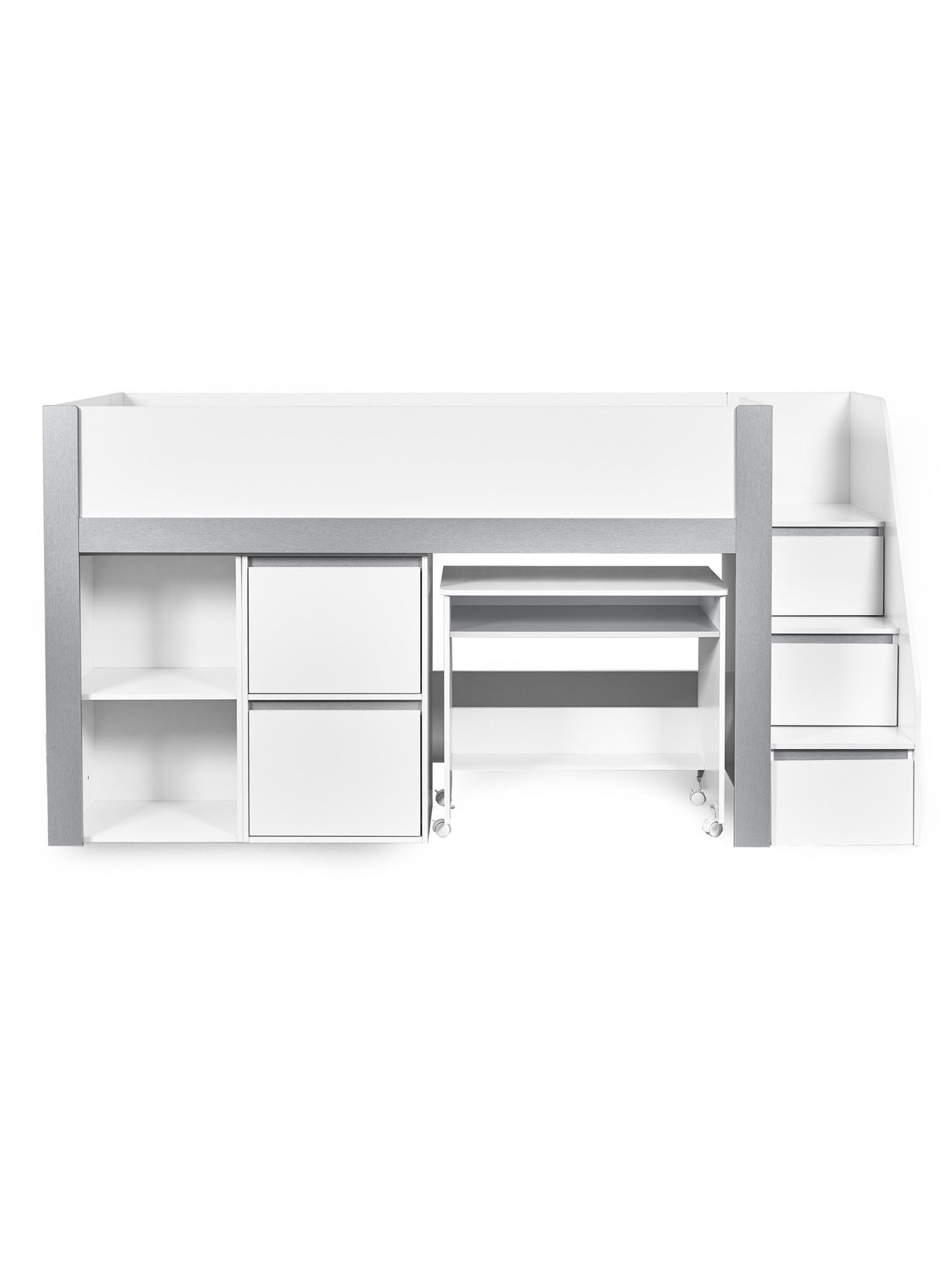 Gaia Mid Sleeper Bed with Stairs