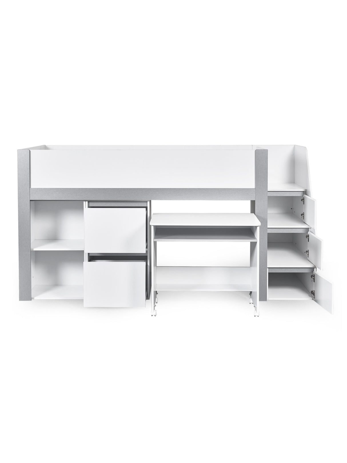 Gaia Mid Sleeper Bed with Stairs