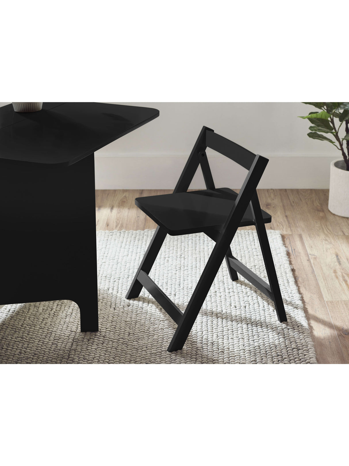 Gatan 2 Seater Compact Drop Leaf Dining Set with Folding Chairs