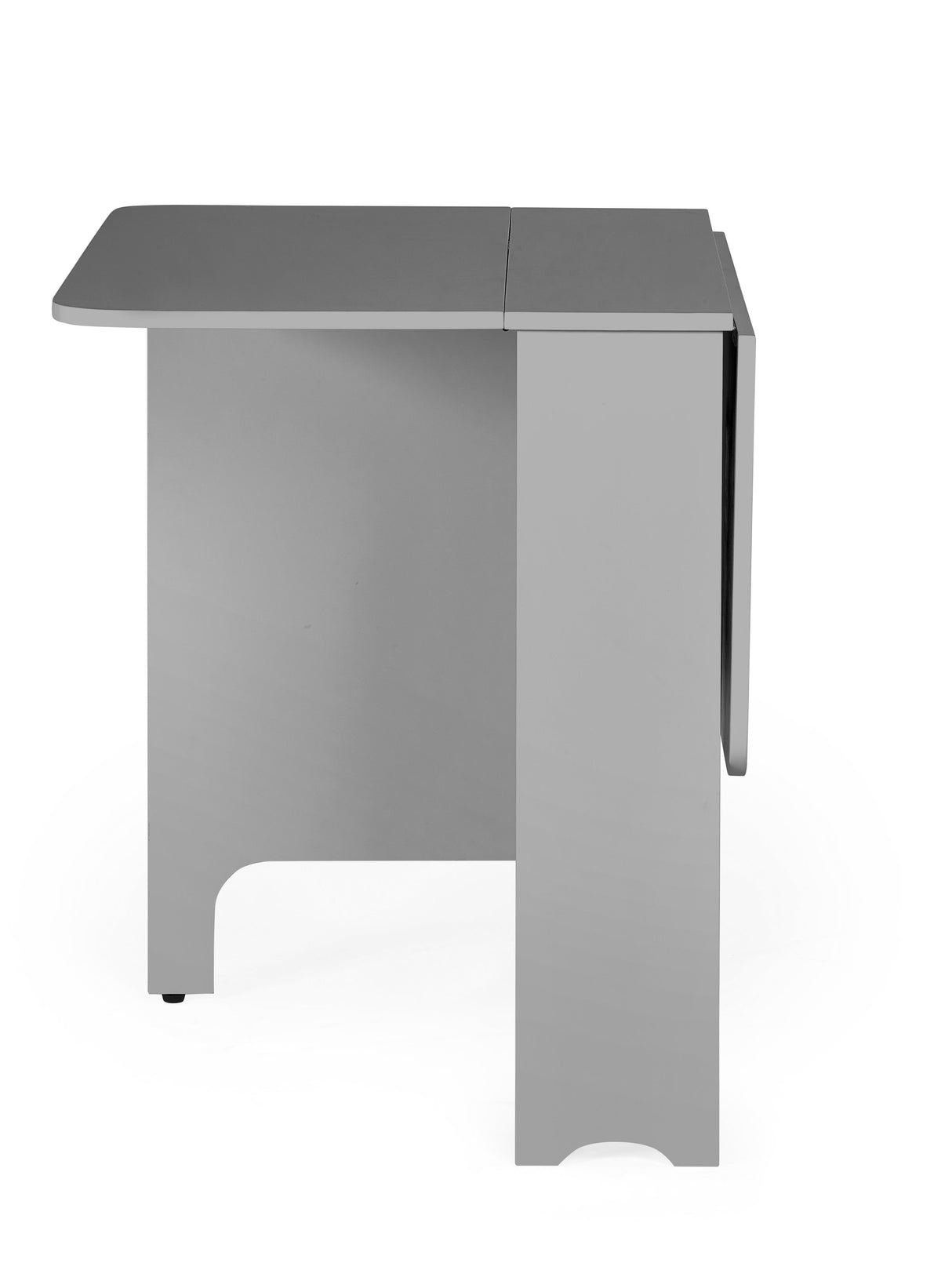 Gatan 2 Seater Compact Drop Leaf Dining Set with Folding Chairs