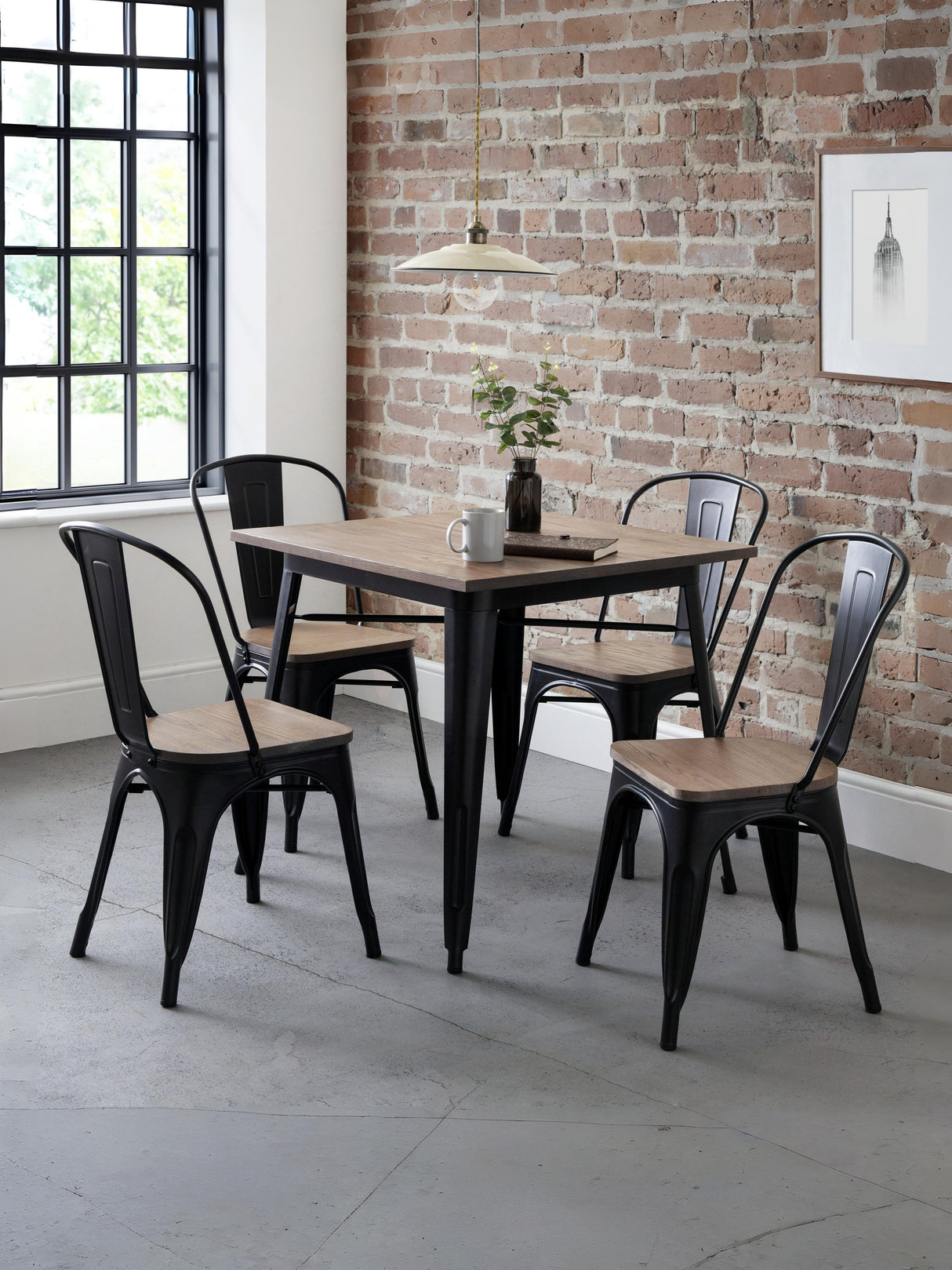 Grafton Metal Dining Chair (Set of 4)