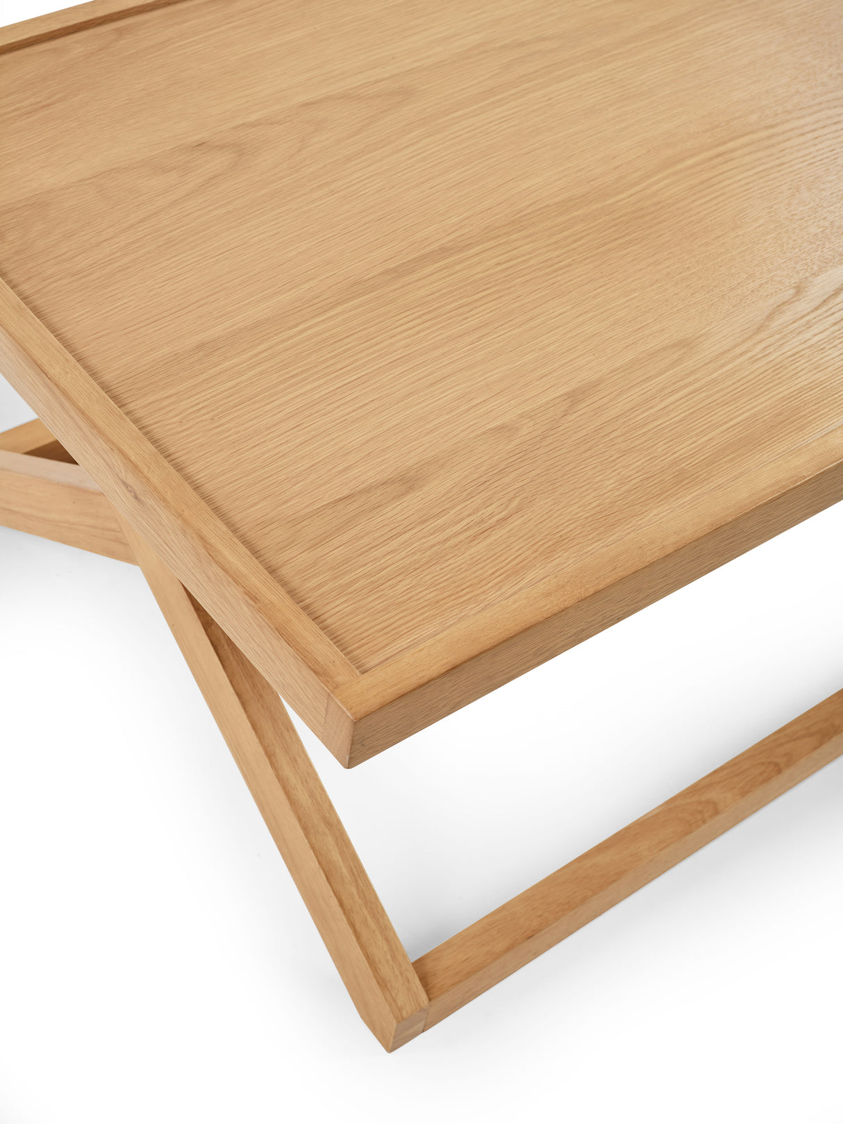 Haddon Rectangular Coffee Table with Cross Leg Base