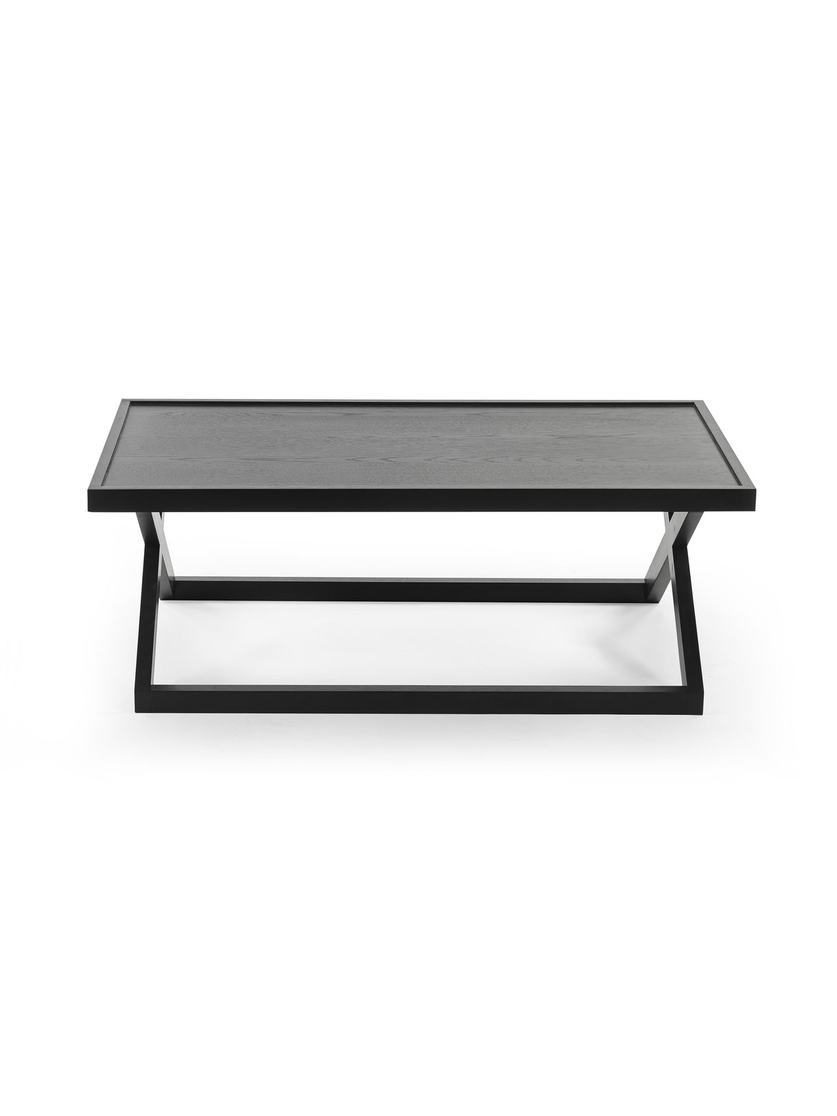Haddon Rectangular Coffee Table with Cross Leg Base