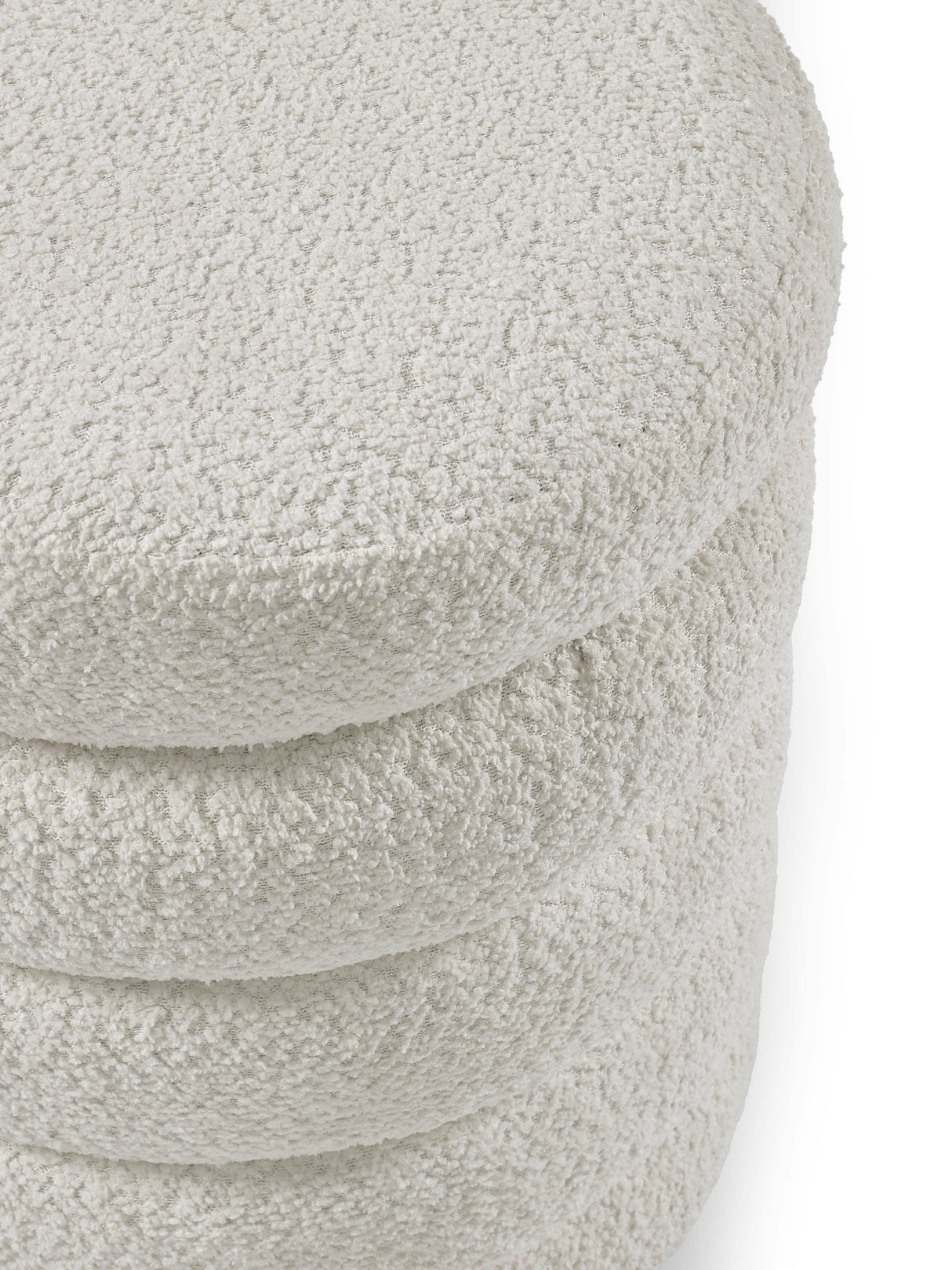 Hailey Upholstered Stacked Storage Ottoman