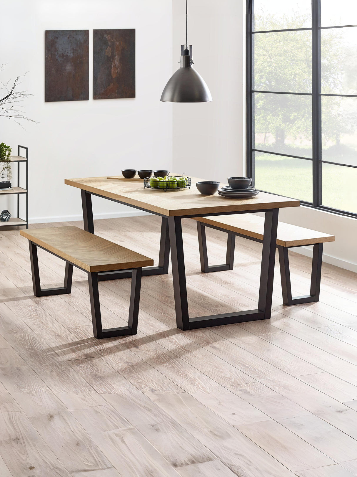 Hilton 2 Seater Dining Bench