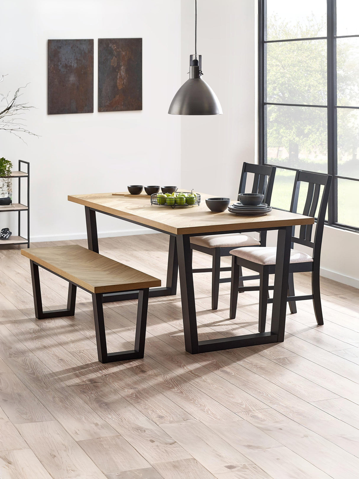 Hilton 2 Seater Dining Bench