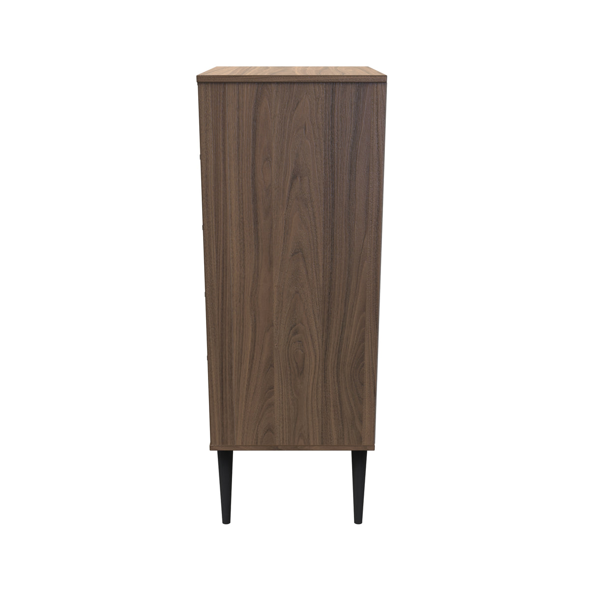 Hong Kong (Black Legs) 5 Drawer Bedside Cabinet
