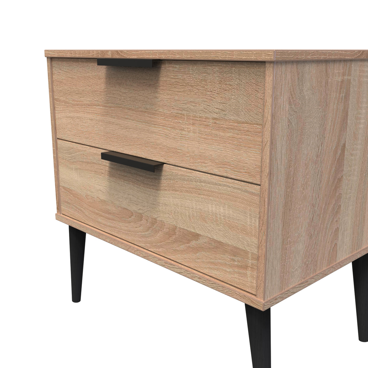 Hong Kong (Black Legs) 2 Drawer Midi Chest