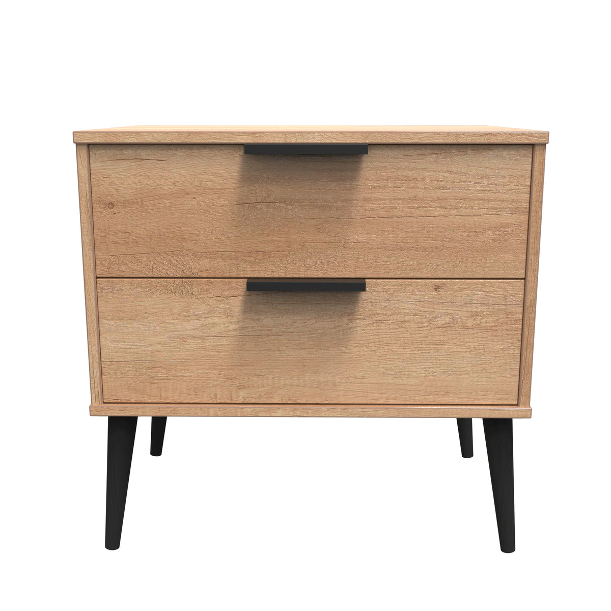 Hong Kong (Black Legs) 2 Drawer Midi Chest