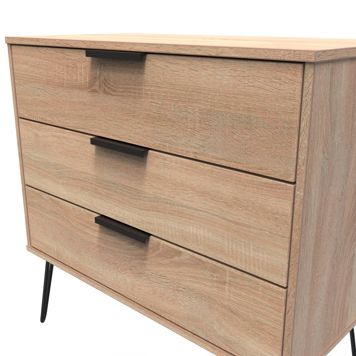 Hong Kong (Black Legs) 3 Drawer Chest