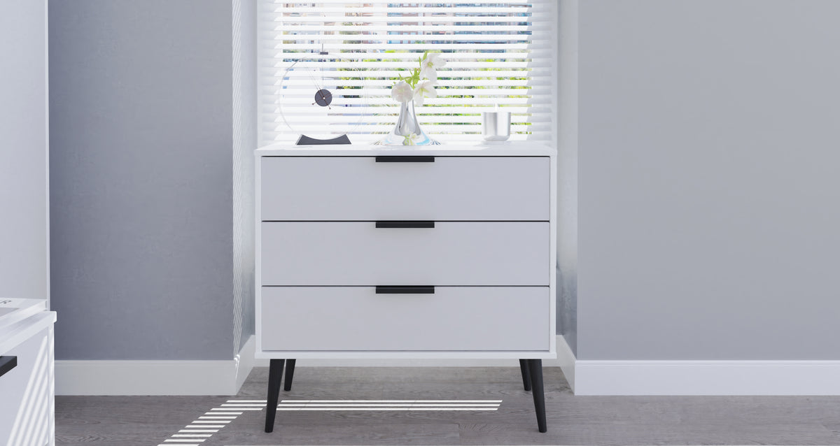 Hong Kong (Black Legs) 3 Drawer Chest