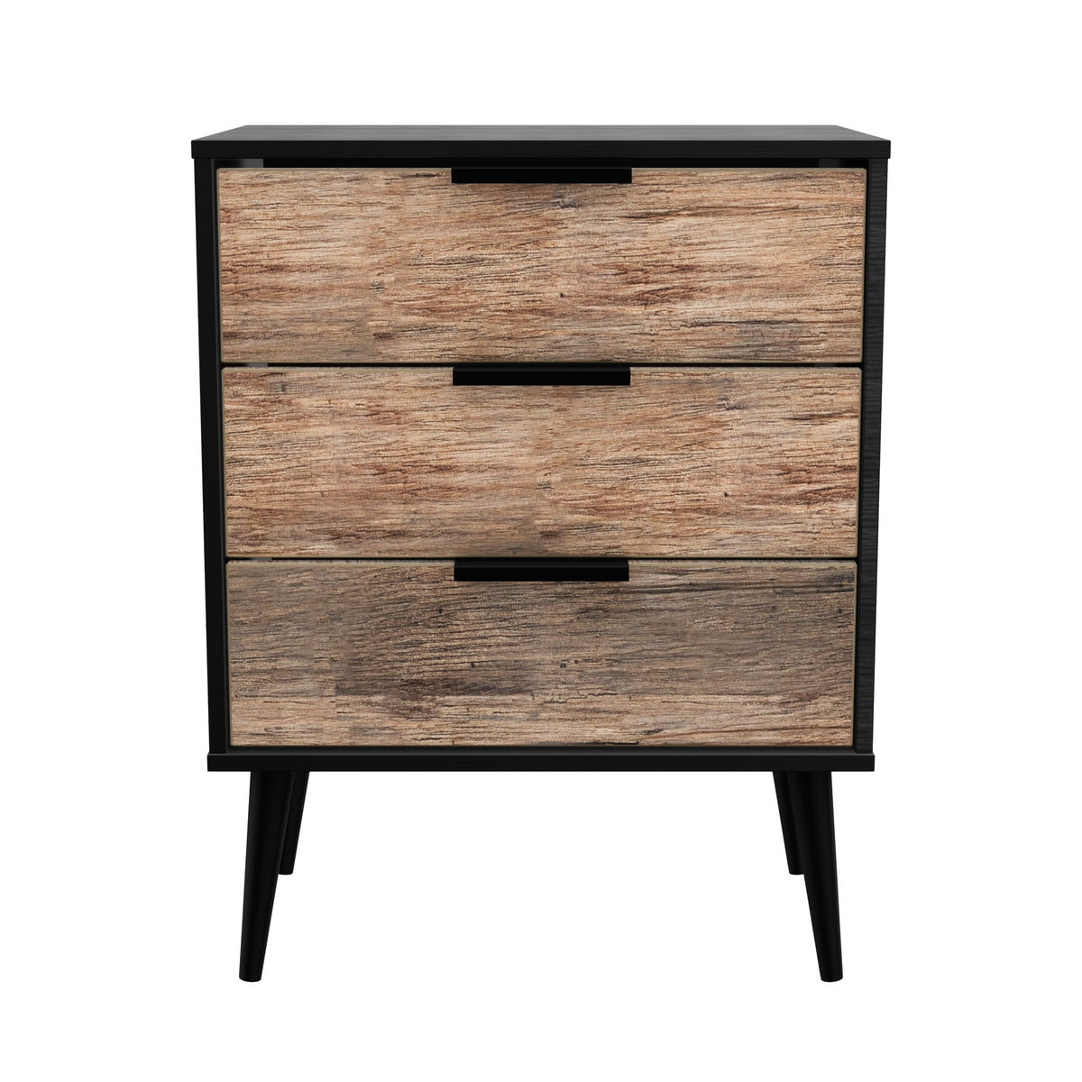 Hong Kong (Black Legs) 3 Drawer Midi Chest with Legs