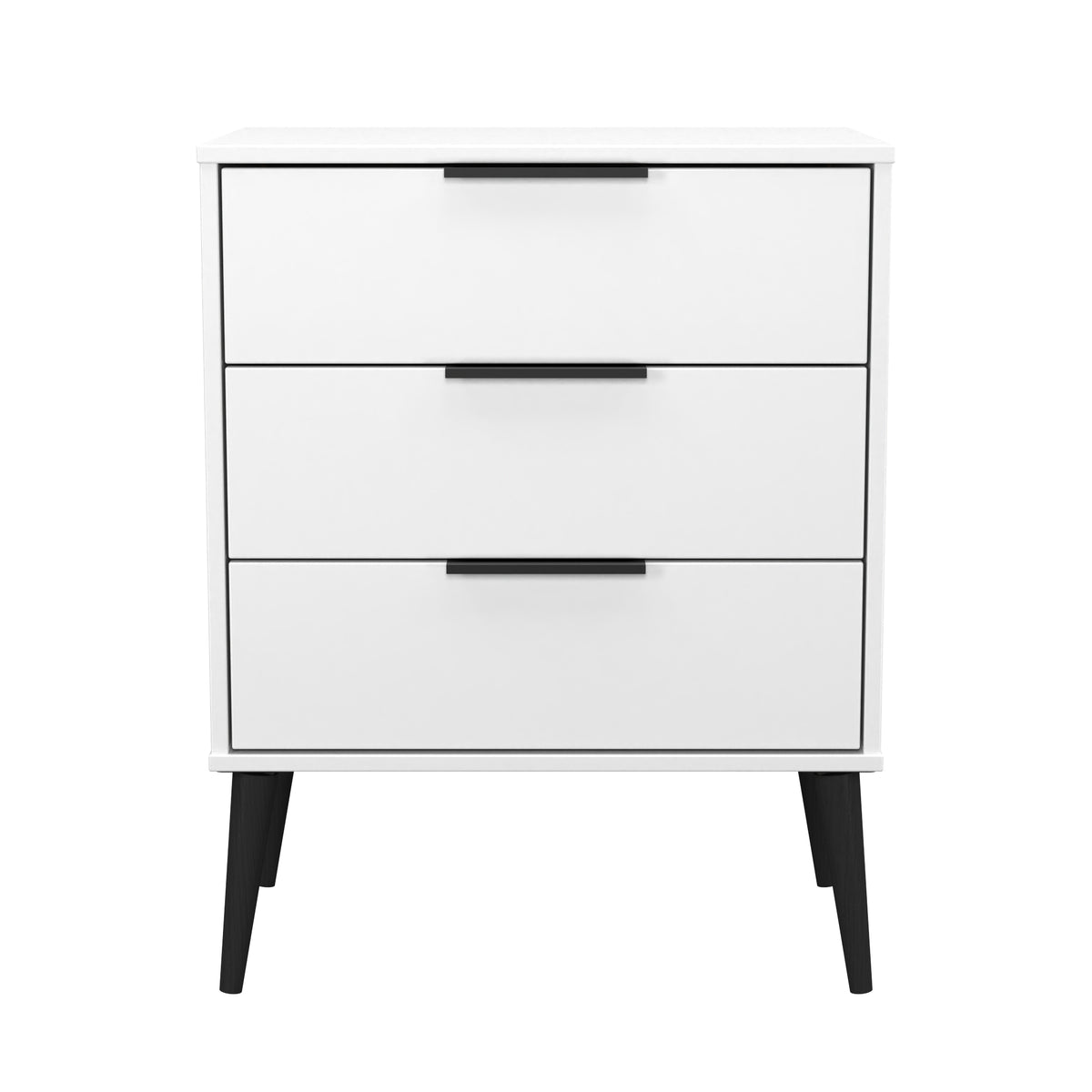 Hong Kong (Black Legs) 3 Drawer Midi Chest with Legs
