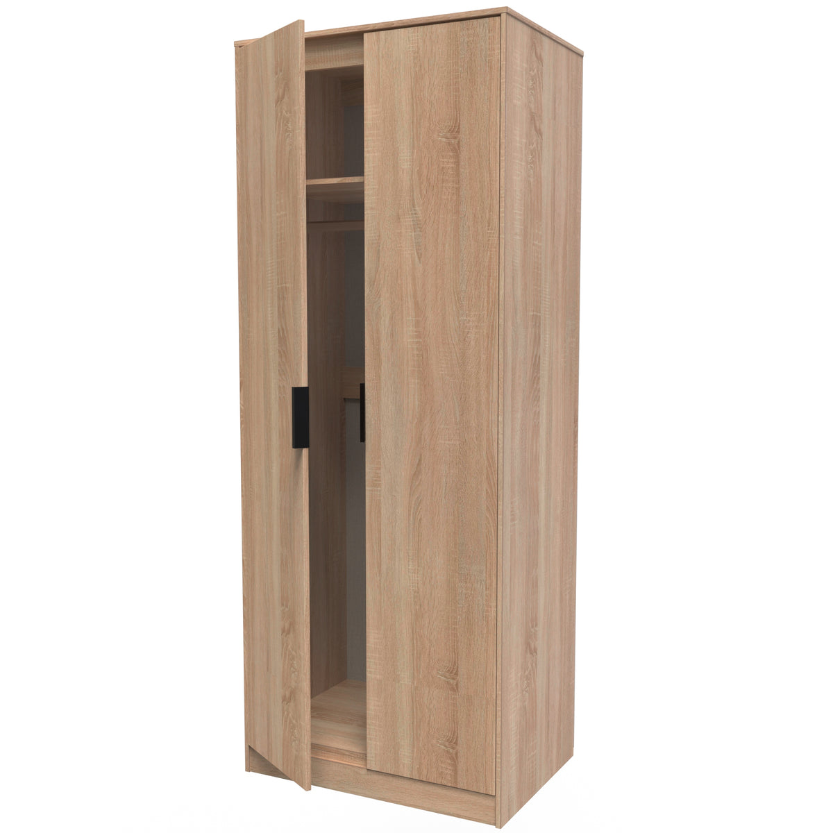 Hong Kong (Black Legs) Tall Plain Wardrobe