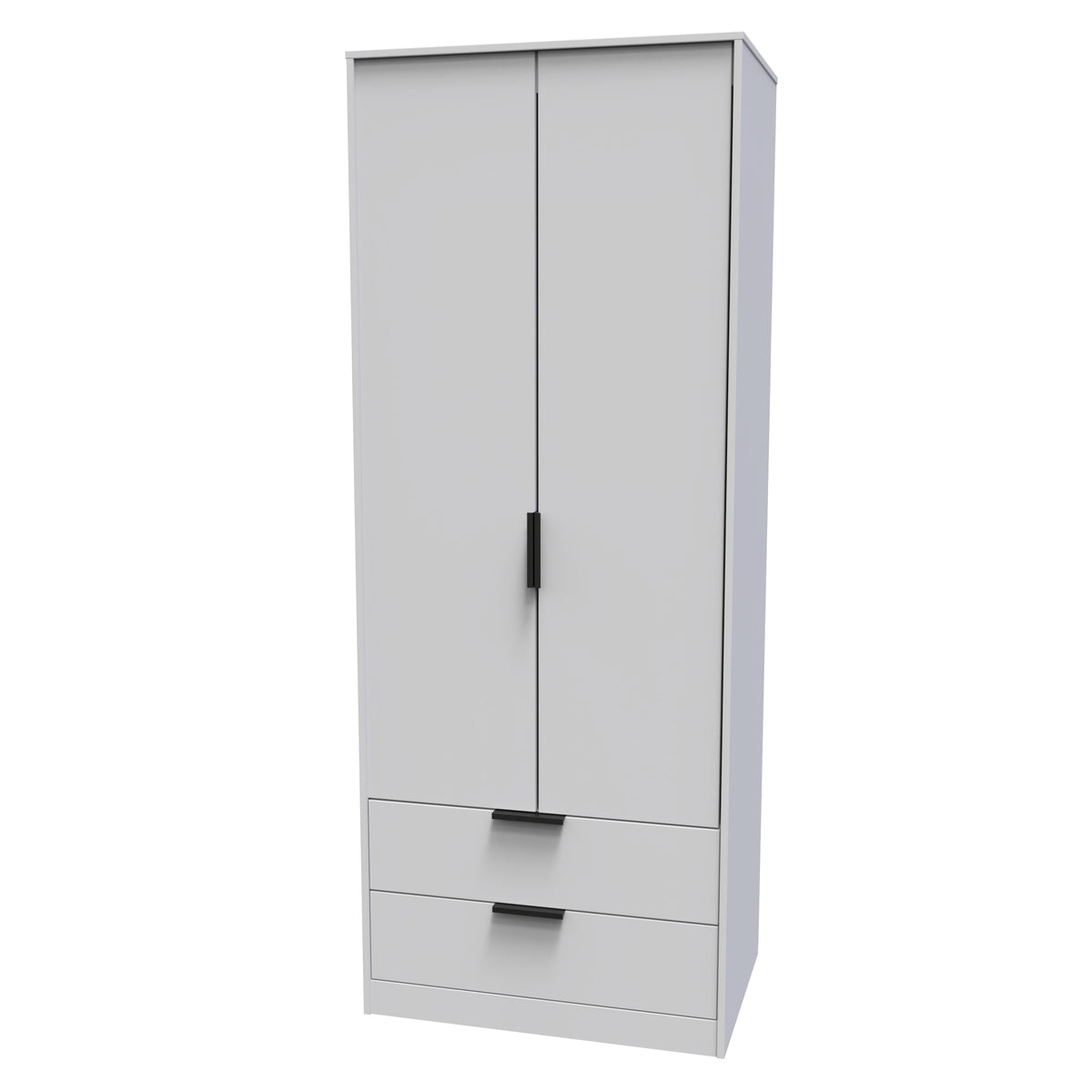 Hong Kong Tall 2 Drawer Wardrobe