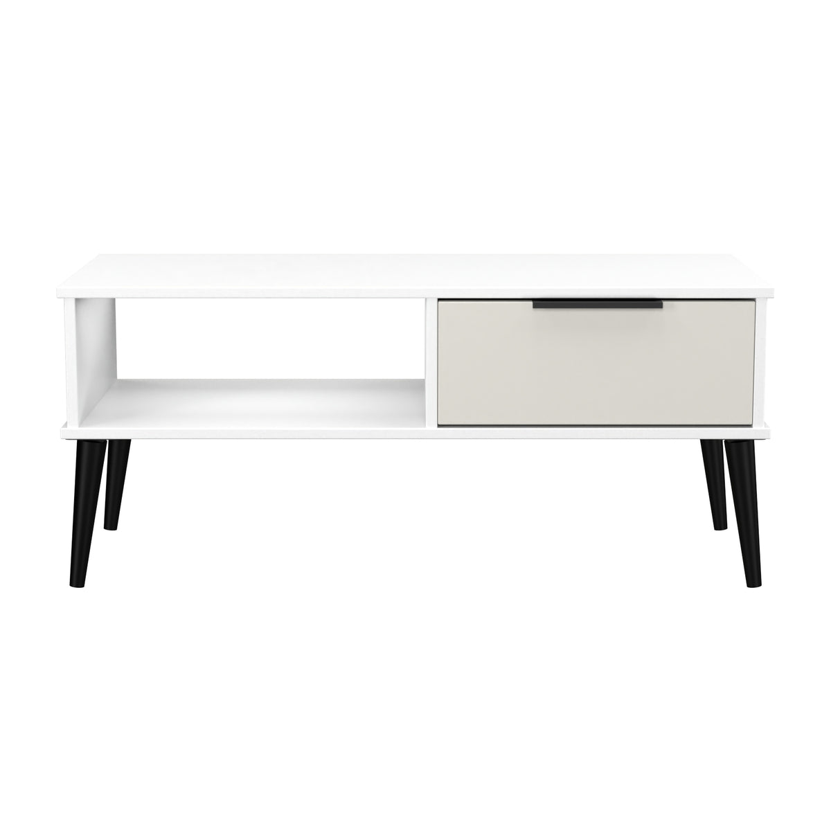 Hong Kong (Black Legs) 1 Drawer Coffee Table