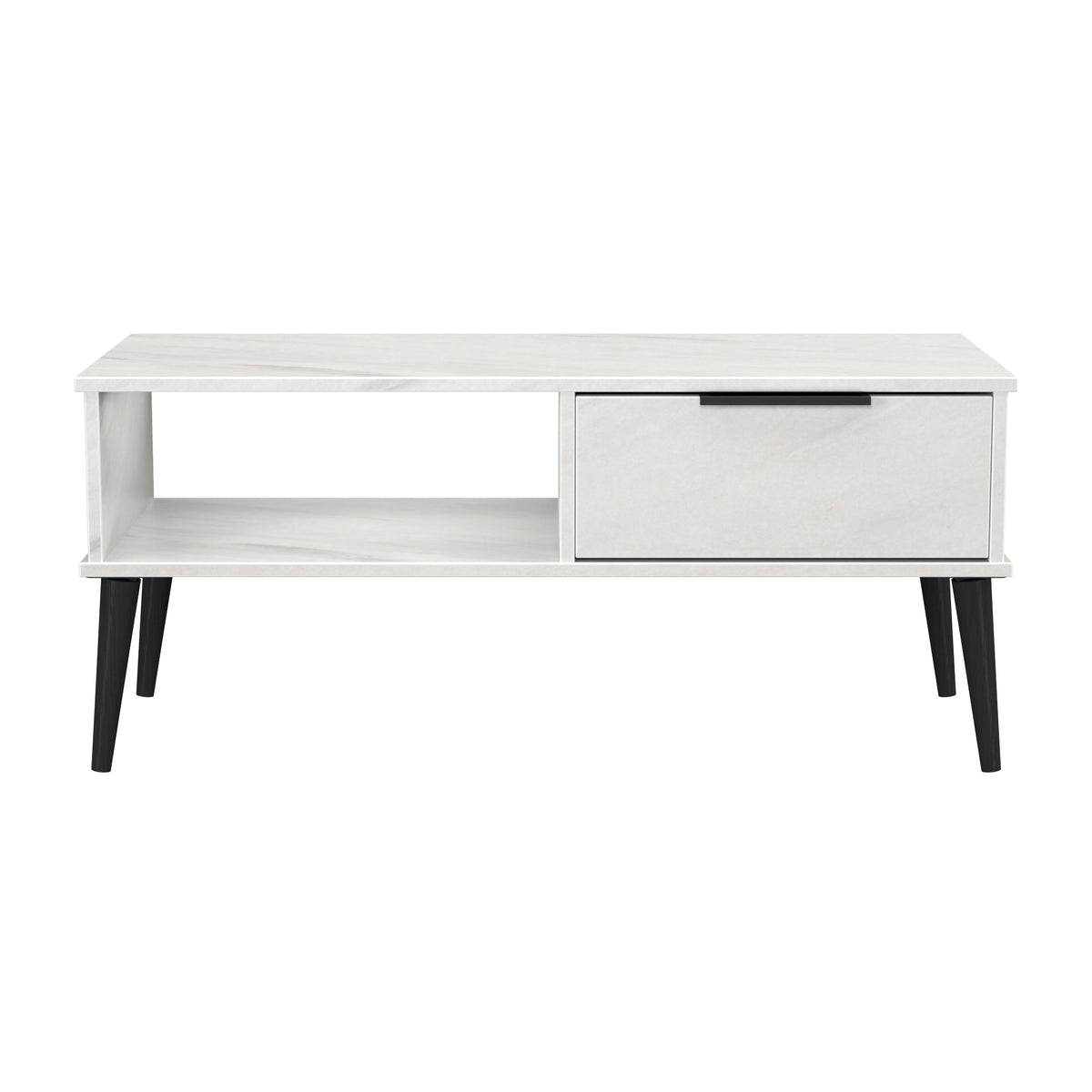 Hong Kong (Black Legs) 1 Drawer Coffee Table