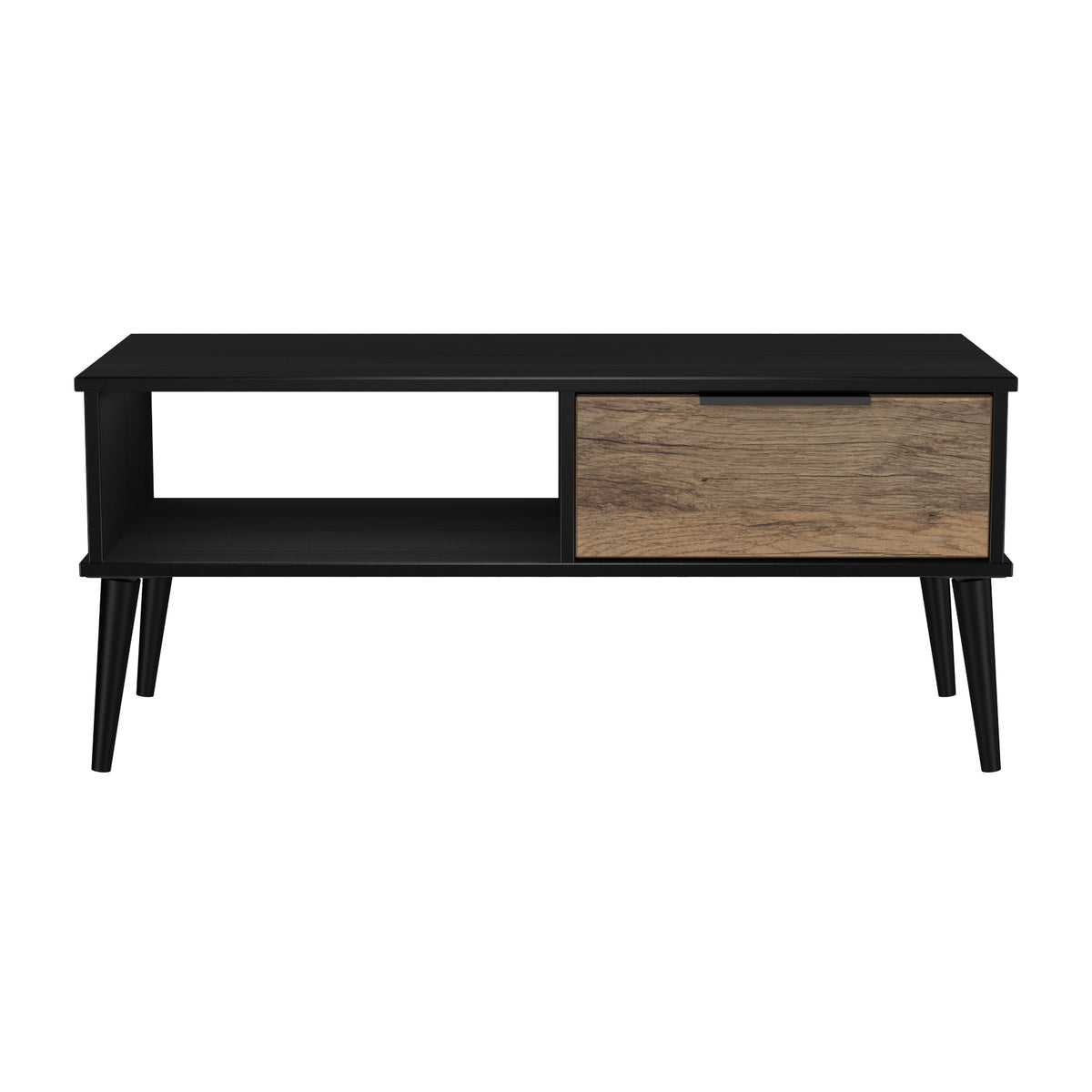 Hong Kong (Black Legs) 1 Drawer Coffee Table