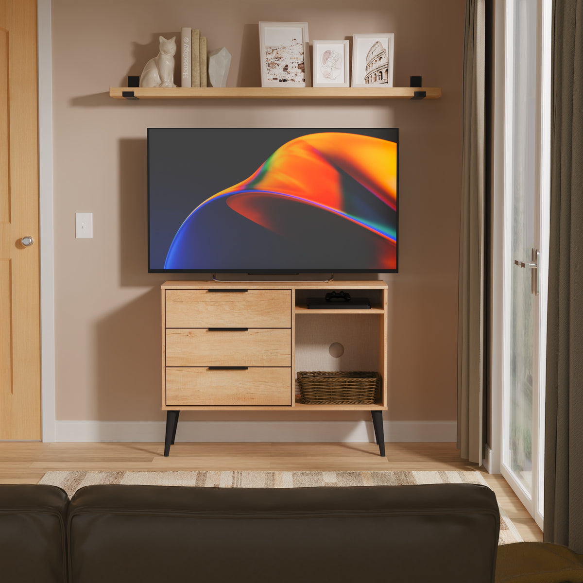 Hong Kong 3 Drawer TV Unit with legs