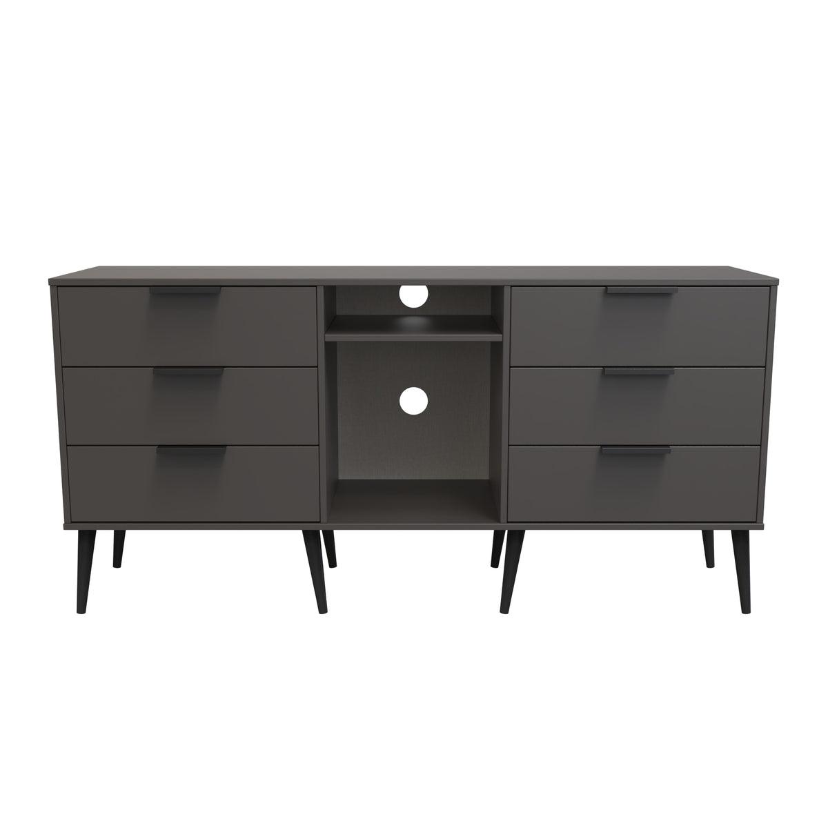Hong Kong 6 Drawer TV Unit with legs