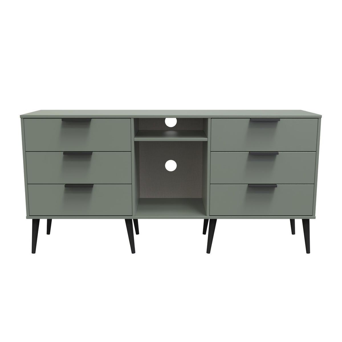 Hong Kong 6 Drawer TV Unit with legs
