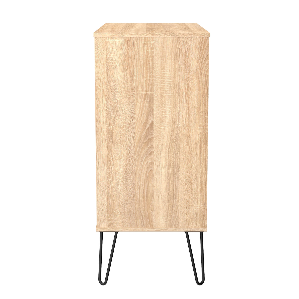 Hong Kong (Black Hairpin Legs) 4 Drawer Chest