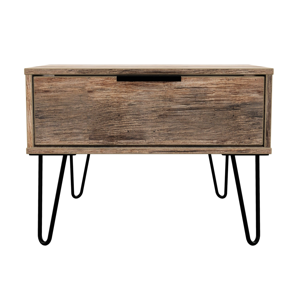 Hong Kong (Black Hairpin Legs) 1 Drawer Midi Chest with Legs