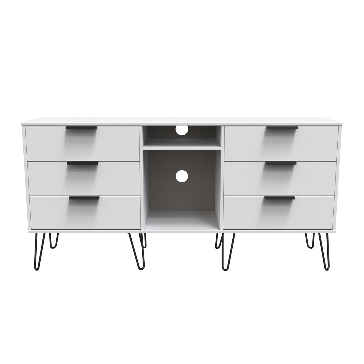 Hong Kong 6 Drawer TV Unit with legs
