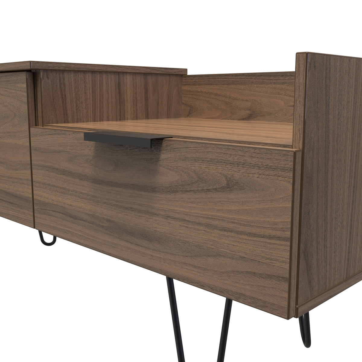 Hong Kong (Black Hairpin Legs) TV Console Unit